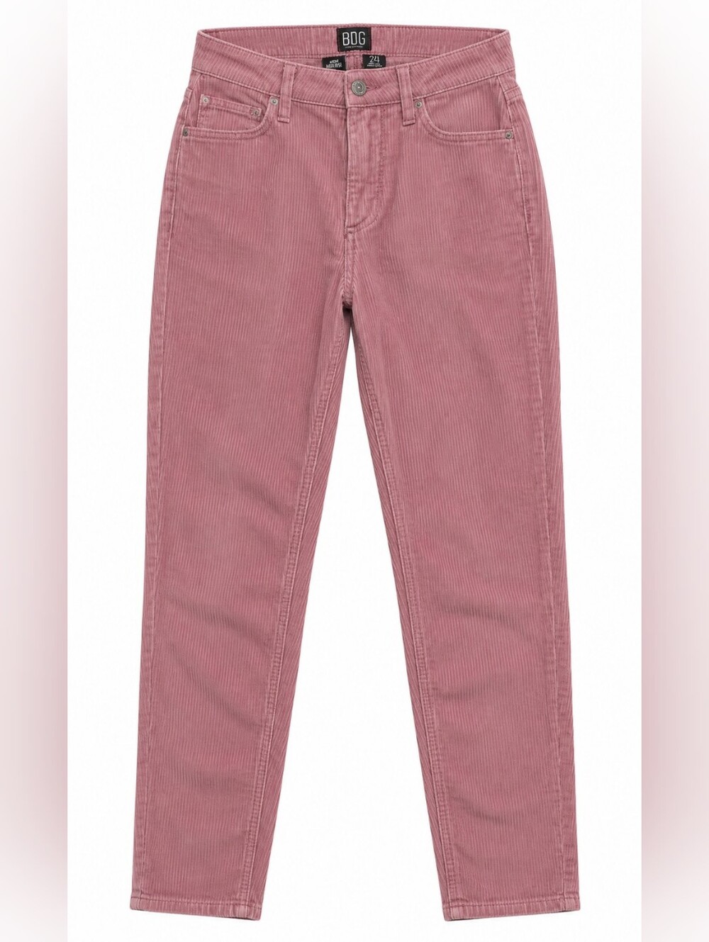 BDG Corduroy Slim Jeans in Dusty Rose